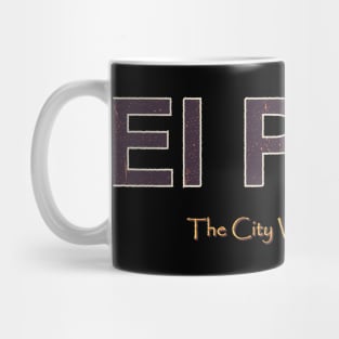 El Paso Grunge Text Mug